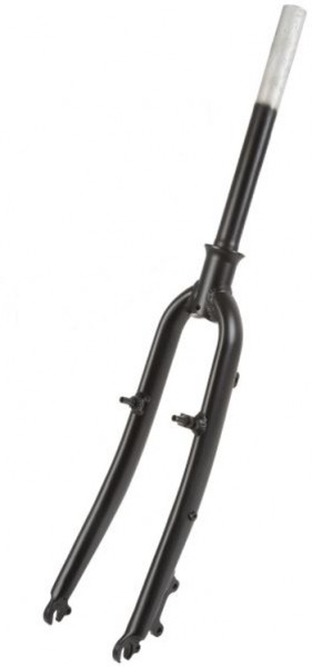 CNC MTB Alugabel 26" 450 Disc/V-Brake matt schwarz